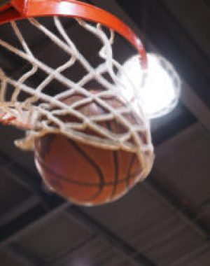 Basketball In Hoop